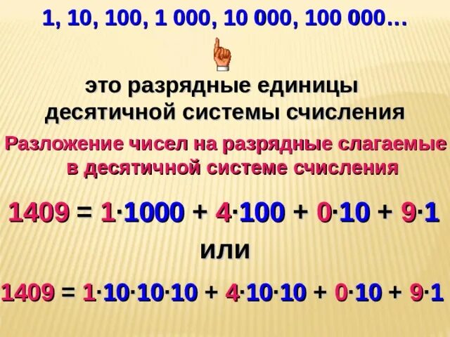 215080 в виде разрядных слагаемых. 215080 в виде разрядных слагаемых