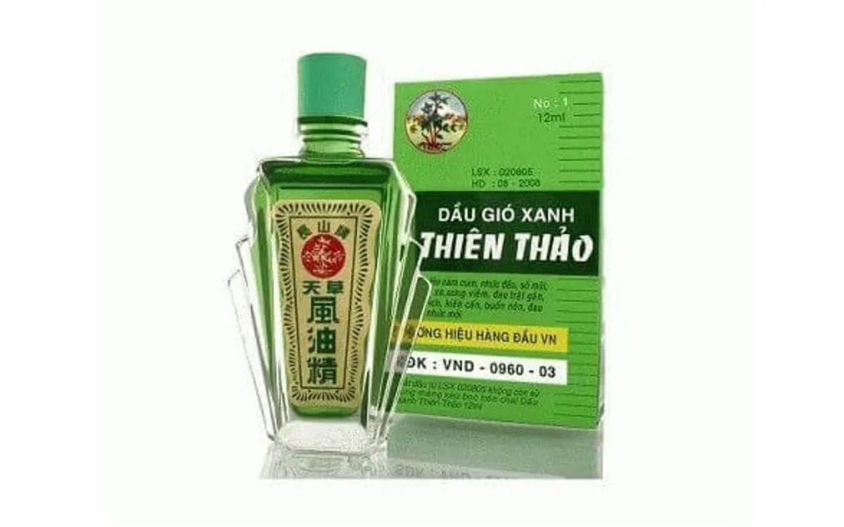 Вьетнамский бальзам жидкий Thien thao. Бальзам Thien thao 12 мл / Thien thao 12 ml. Вьетнамский бальзам-масло Thien thao, 12 мл. Масло dau gio xanh Thien thao (Чыонг Шон).