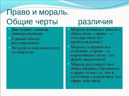 2 что такое общее право