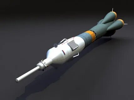 Ракета 3д модель