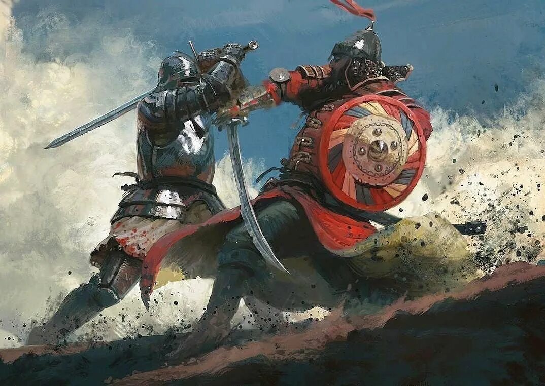 Битва фэнтези арт атака конницы. Рыцари битва мечами. Рыцари битва мечами. Бой рыцарей на мечах. Mount and blade warband рыцарь.