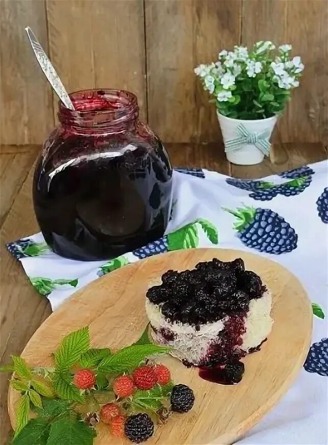 Рецепты из тибетской малины на зиму. Варенье из тибетской малины. жареное варенье на сковороде.