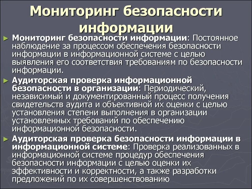 Мониторинг безопасности организации