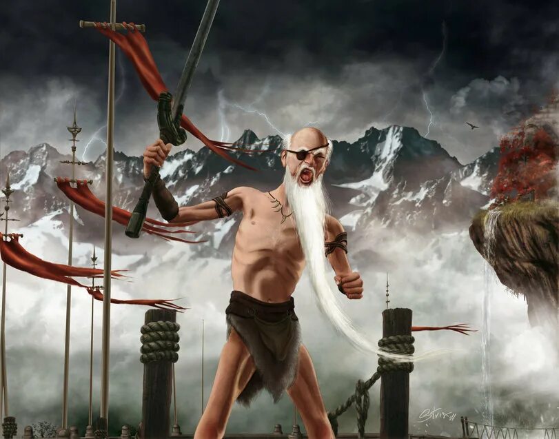 Плоский мир paul kidby. Плоский мир коэн варвар и боги. Пратчетт чингиз коэн. Коэн варвар пратчетт. Терри пратчетт серебряная орда.