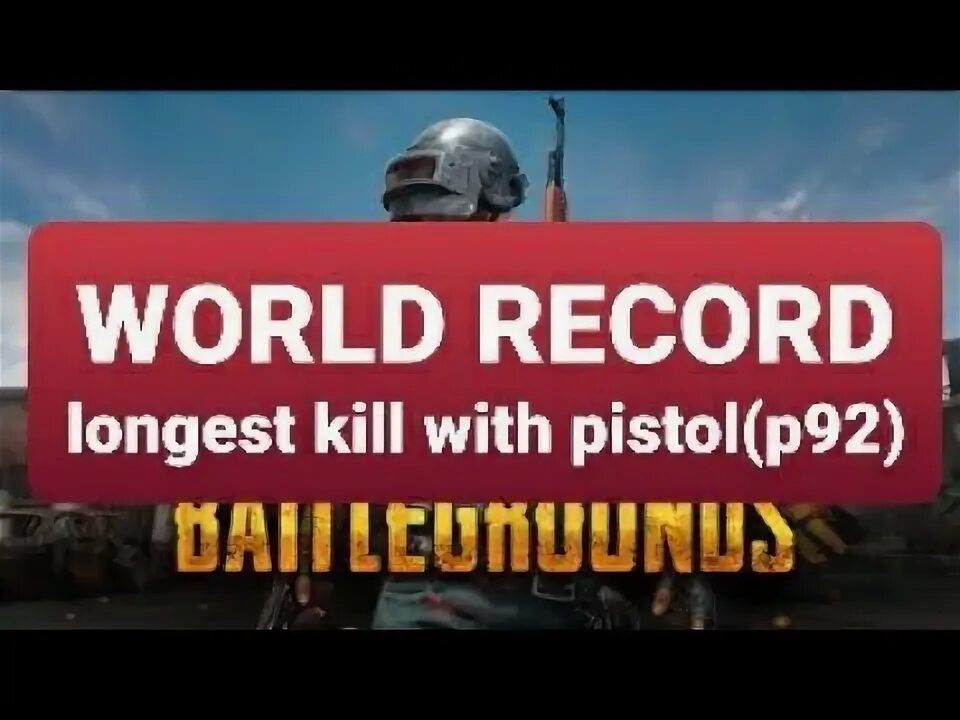 Longest kill