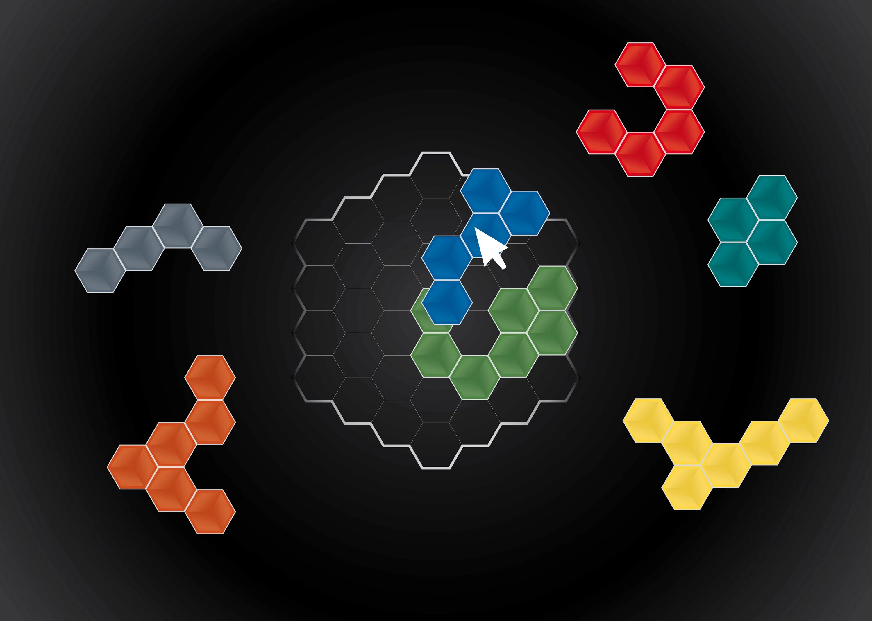 Game hexagon my little world
