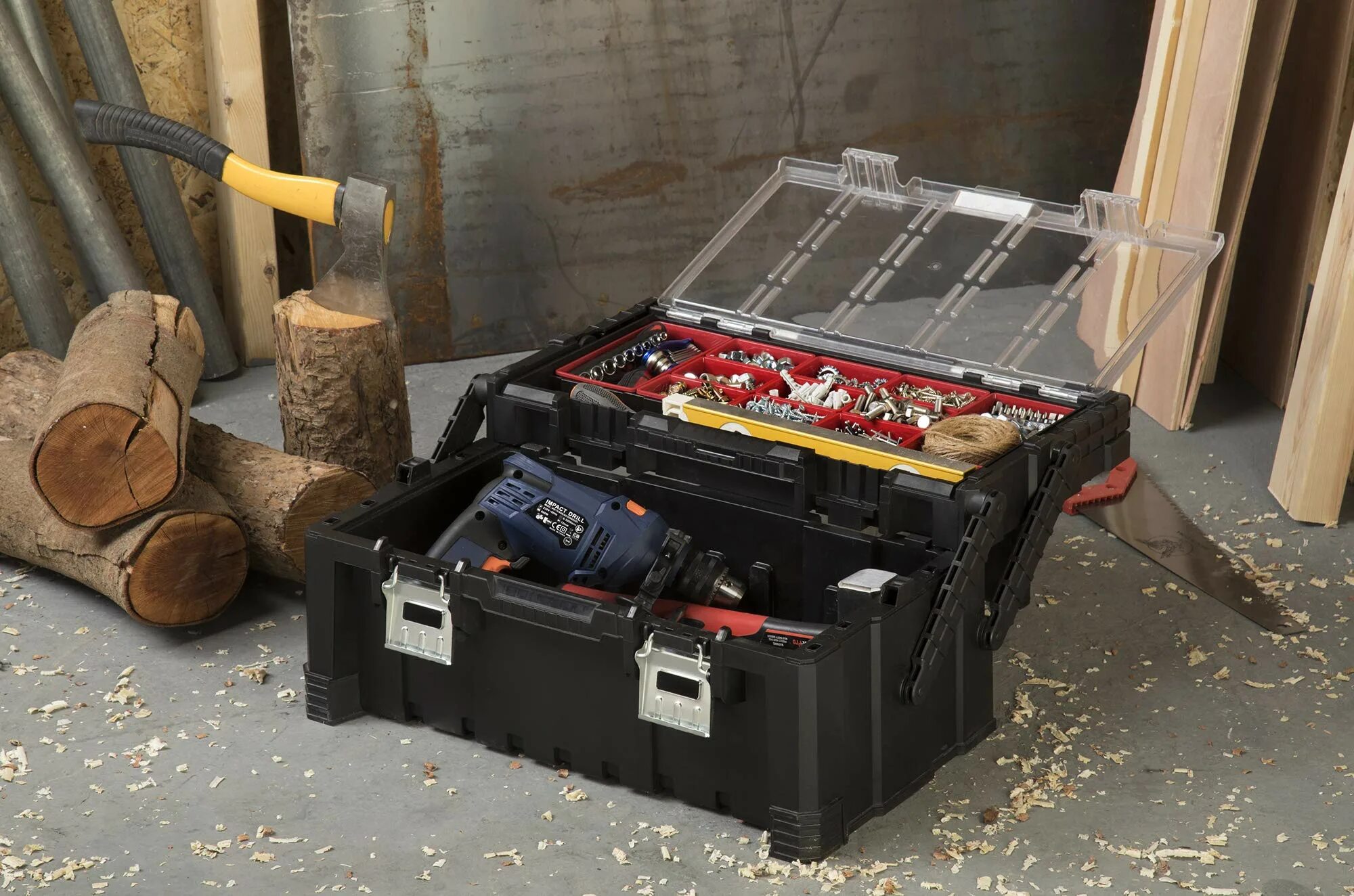 Keter cantilever job box. Ящик keter cantilever tool box 22 17187311. ящик keter 22. keter toolbox 22. ящик для инструмента keter 17203038.