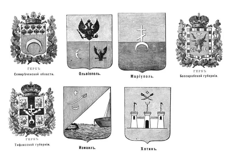 Гербы городов россии окружающий мир. Герб Херсонской губернии. Герб Херсонской губернии Российской империи. Гербы для всех городов Екатеринославской губернии. Древние русские гербы.