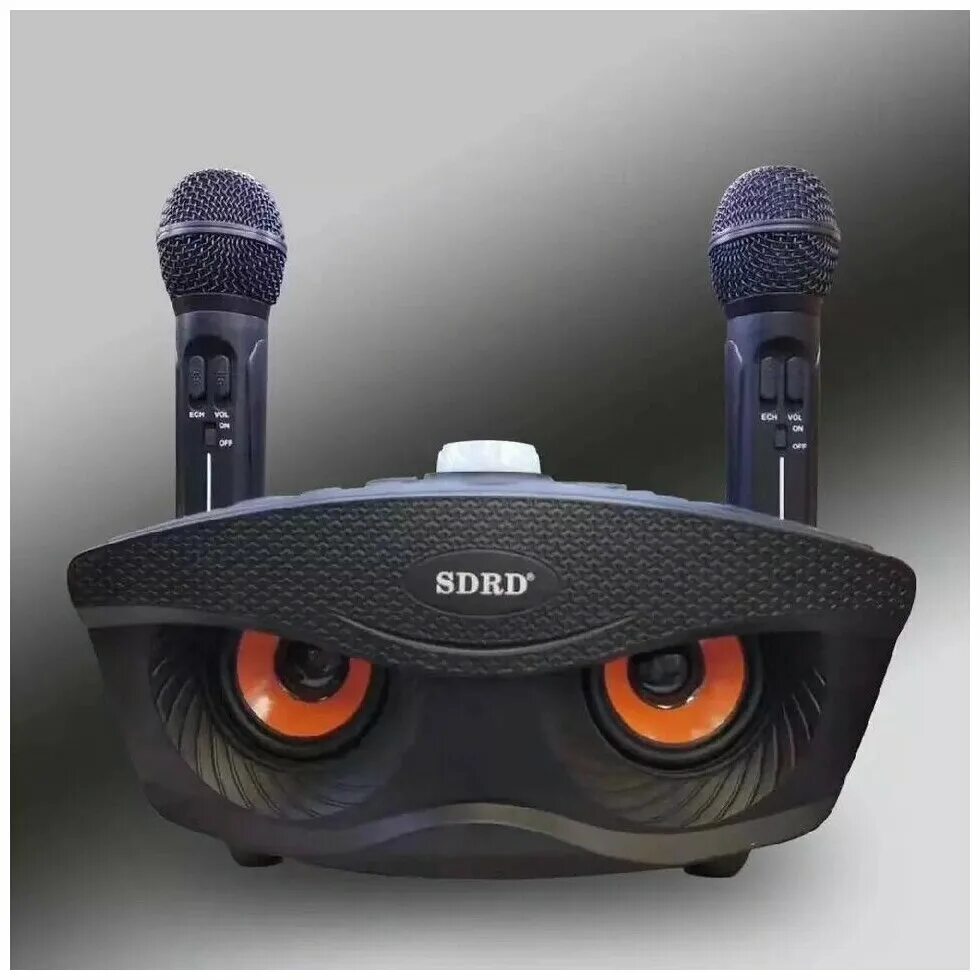 Sdrd SD-306. Караоке система Sdrd SD 306 Bluetooth. Sdrd SD-306 Plus. Сова - караоке система,Sdrd SD 306 Plus с двумя радиомикрофонами. Беспроводная колонка караоке с двумя микрофонами