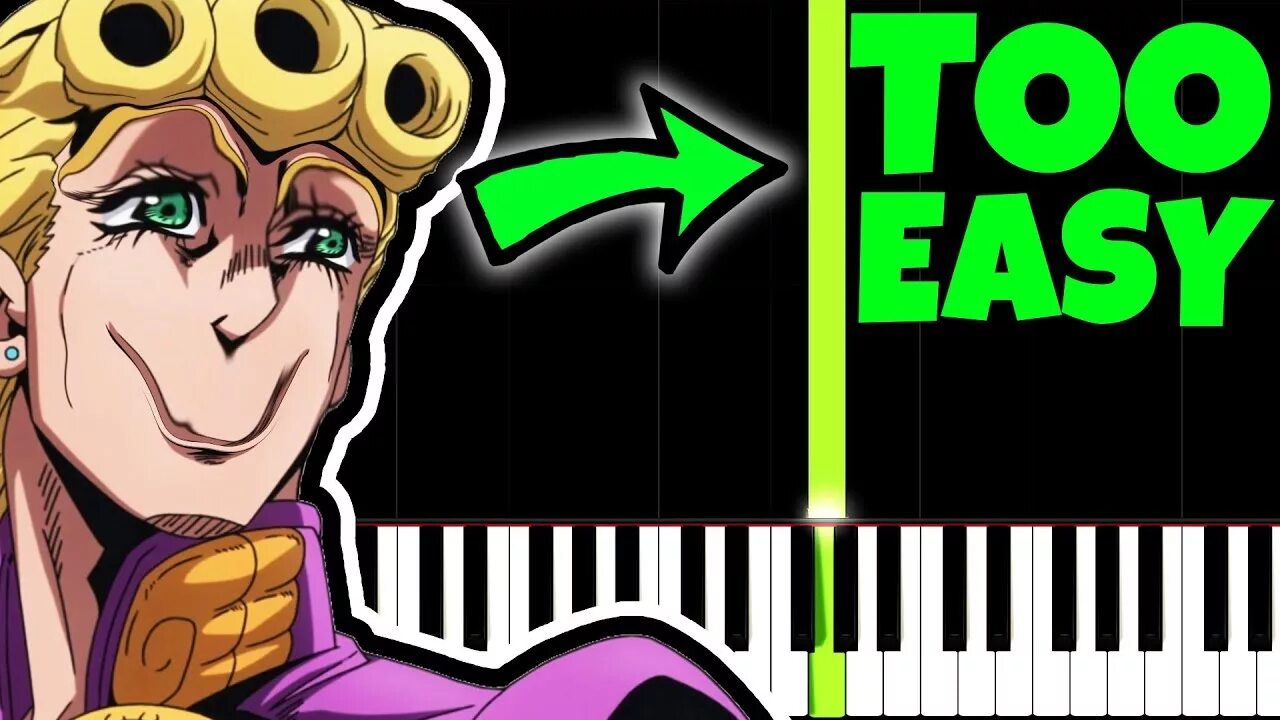 Джорно рояль. Джорно на пианино. Jojo giorno Theme. Giorno s theme