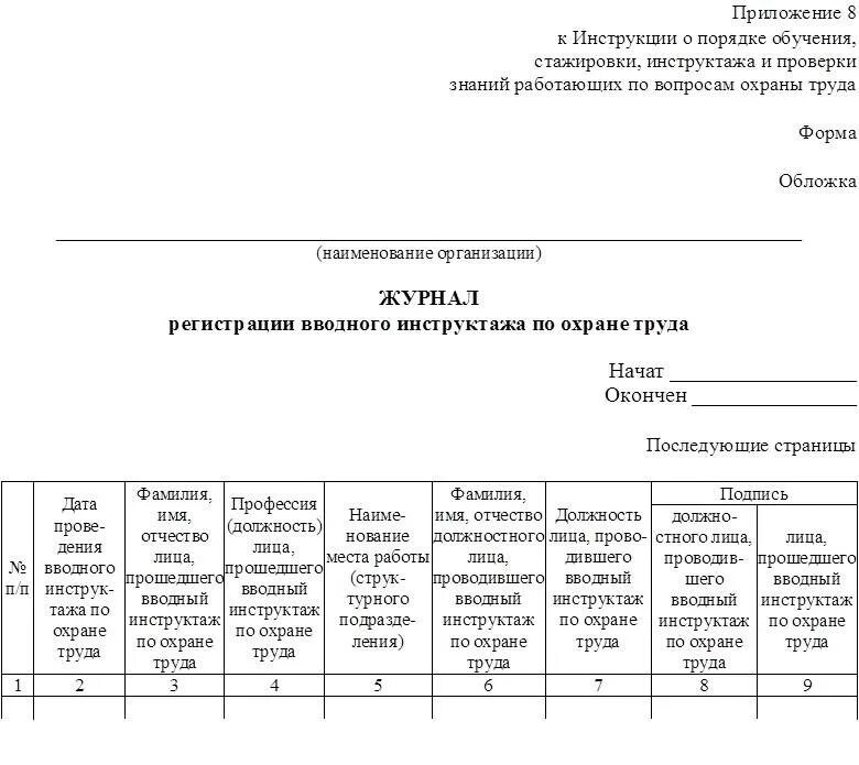 Учет инструкций