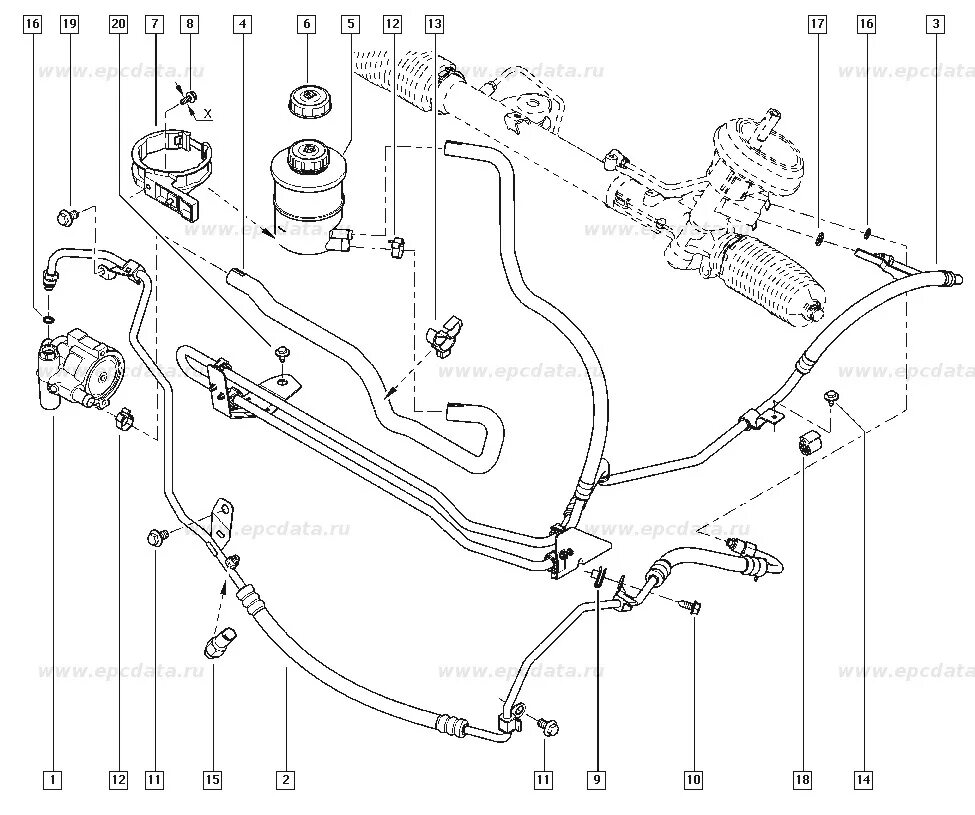 Система рулевого управления Рено Дастер. Схема шлангов ГУР Дастер 2.0. Схема кондиционера Рено Дастер 2.0 4х4. Схема гидроусилителя Рено Лагуна 1. Гур рено дастер 2.0 с кондиционером