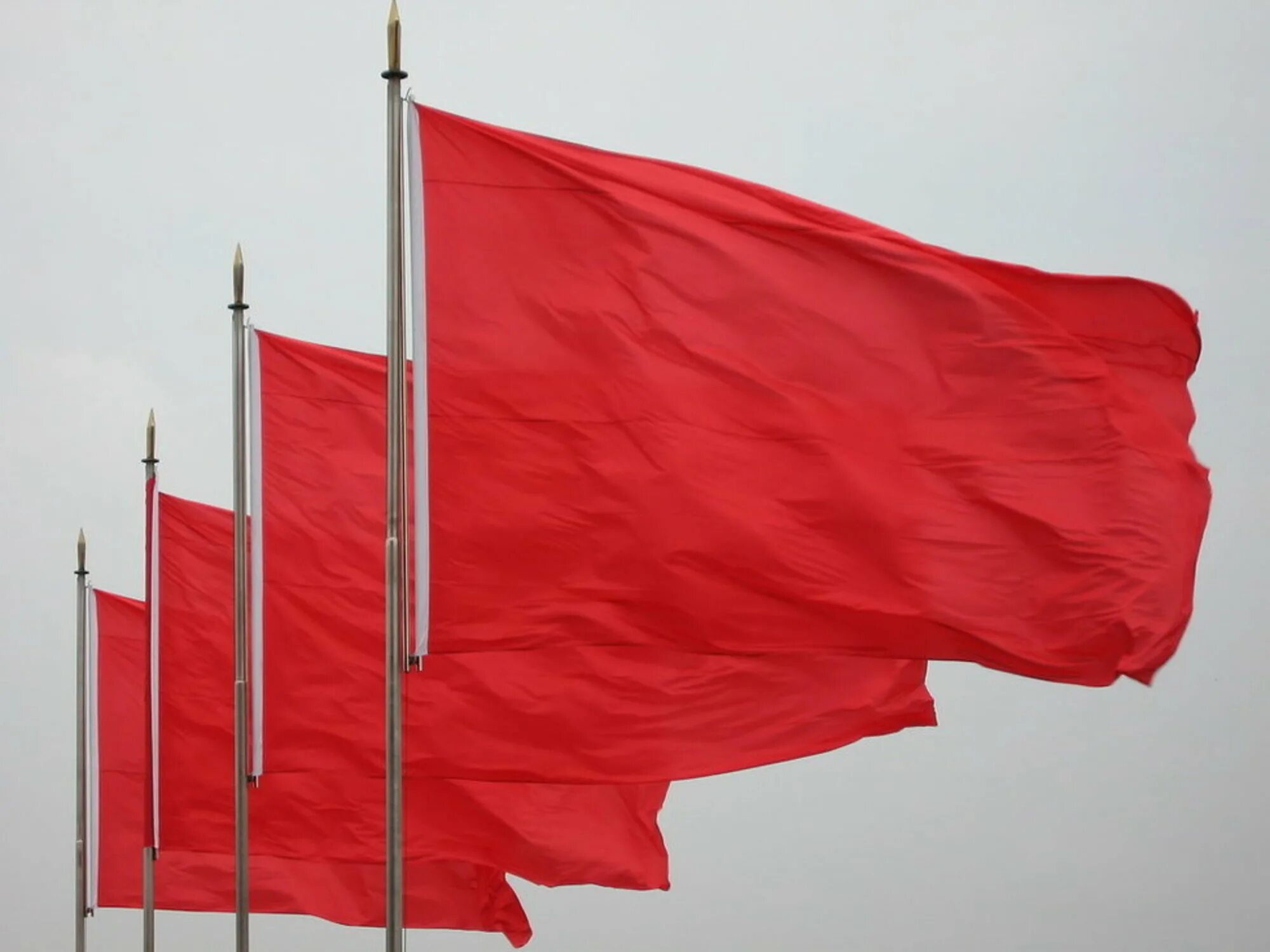 Red flags. Red flags