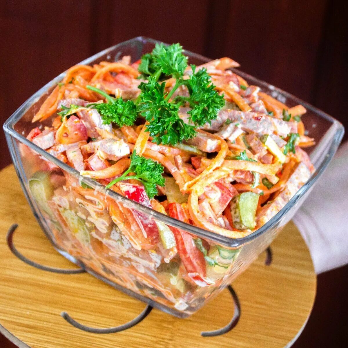 Садаты. Вкусные салаты. Быстрый сытный салат. Салатик на скорую руку. Вкусные салаты.
