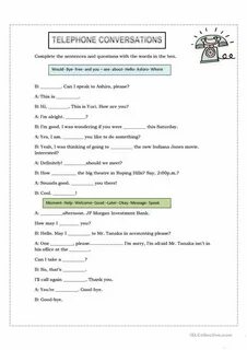 Conversation exercises