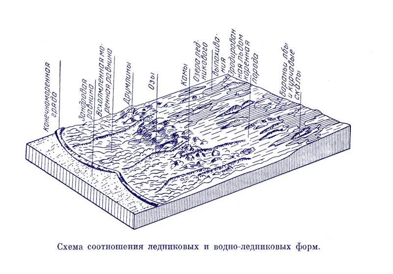 Рельеф схема 8 класс. Ледниковые отложения Морена схема. Ледниковые формы рельефа схема. Водно-ледниковые формы рельефа. Водоледниковые формы рельефа.