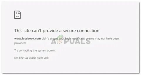 Err bad ssl client auth cert