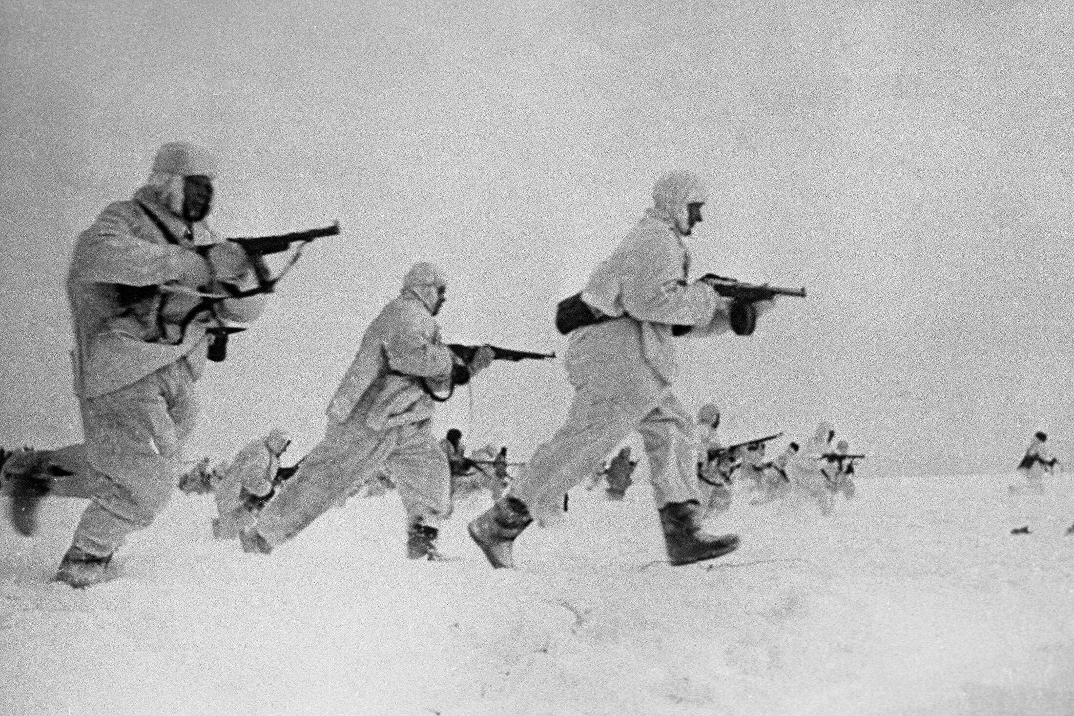 Наступление советских. Наступление советских
