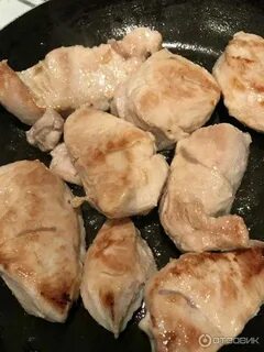 Медальоны из индейки на сковороде