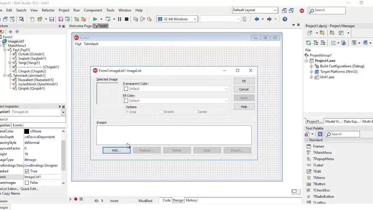 Problem loading data rad studio. Studio delphi. rad studio delphi. диалоговые панели в delphi. рамка panel delphi.