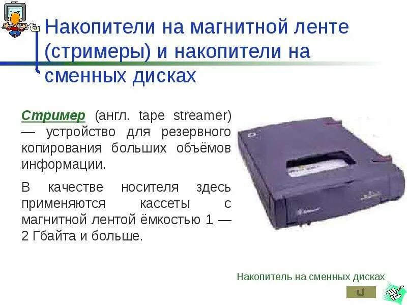 Устройства записи на магнитную ленту