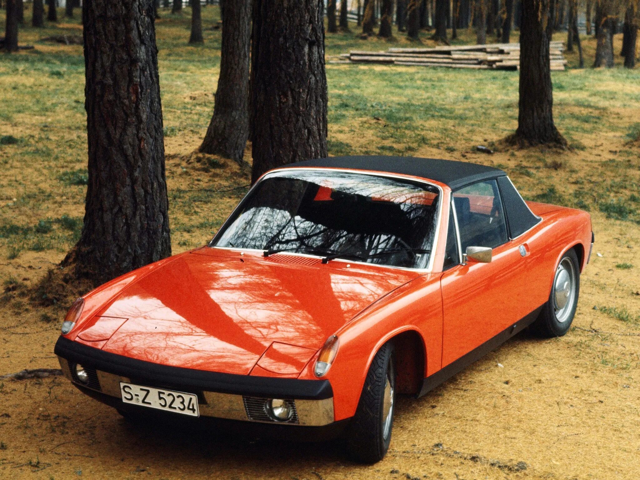 Porsche 914/4. VW Porsche. 1970 Porsche 914/6. Порше для бедных.