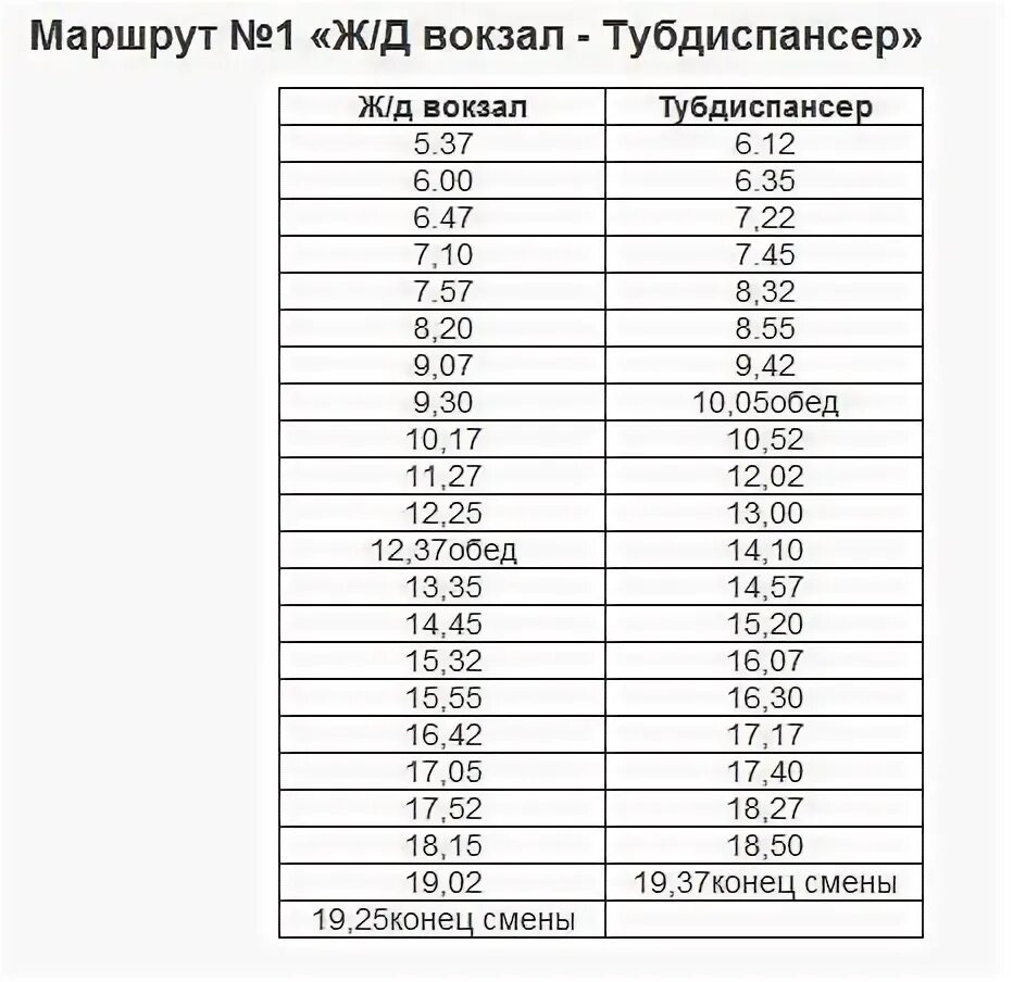 Расписание автобусов 113с