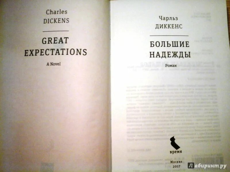 Диккенс содержание книг. Диккенс ч. "большие надежды".