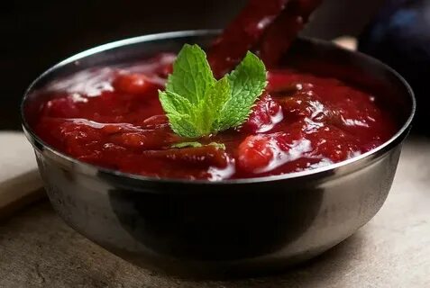Соус для мяса из клюквы