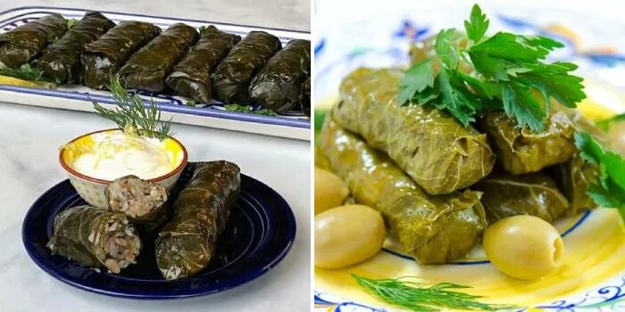 Долма из замороженных виноградных. Долма из замороженных виноградных