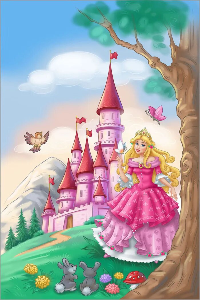 Маленькая принцесса замок. Замок Авроры Дисней. Замок принцессы. Сказочные дворцы и замки. Сказочный дворец.
