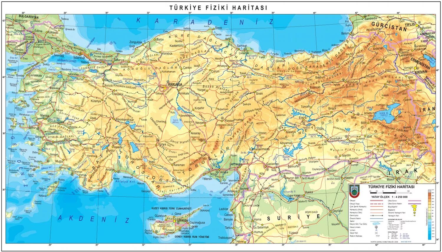 Турция на карте физической карте. Физико-географическая карта Турции. Географическая карта Турции горы. Физическая карта Турции географическая крупная.