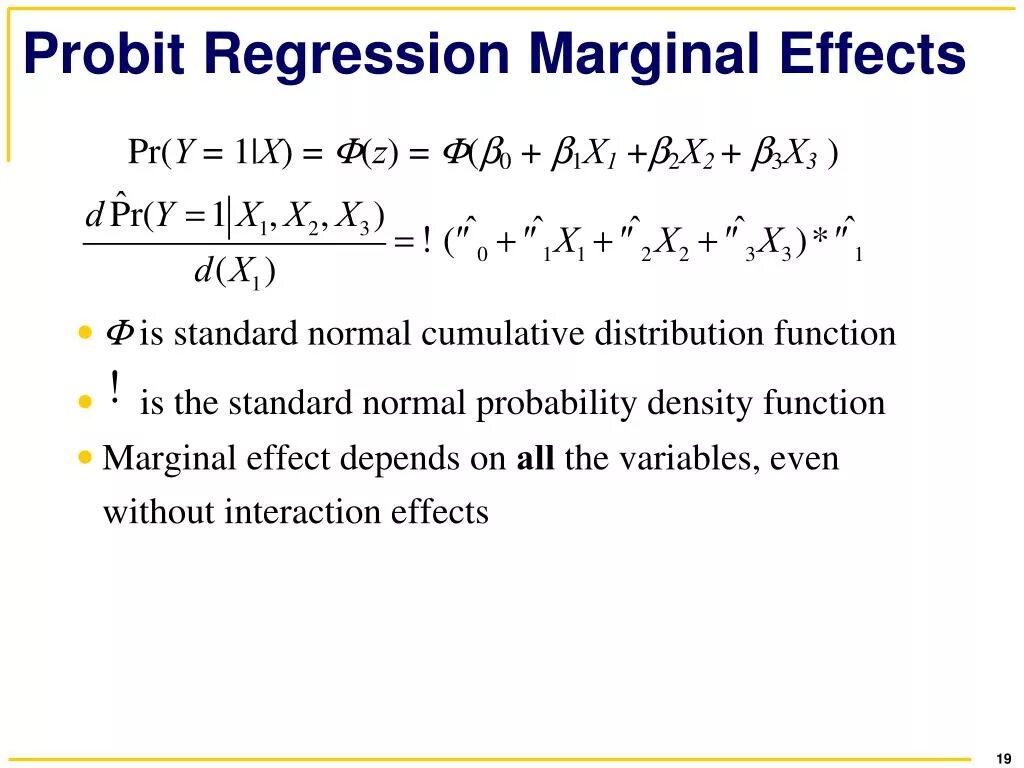 Regression guidelines for the supporting. Probit regression. probit model. multinomial regression / softmax regression. marginal density.