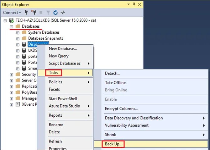 C работа с базой данных sql. Создание пользователя бд ms sql. контекстное меню 1с.