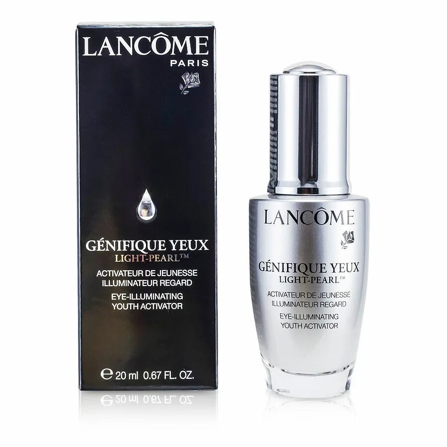 Lancome genifique yeux. Genifique yeux Light Pearl. Lancome Light Pearl. Ланком концентрат Лайт Перл. Сыворотка ланком Genifique пробник.