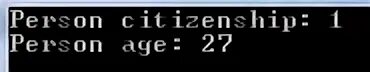 Main int age. Main int age