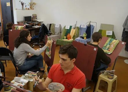 В школе на заключительном туре художественного конкурса
