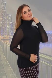 Водолазка сетка