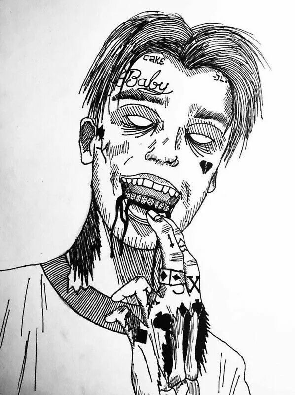 Уведомление пип. Lil peep тату. лил пип рисунок. lil peep рэпер.