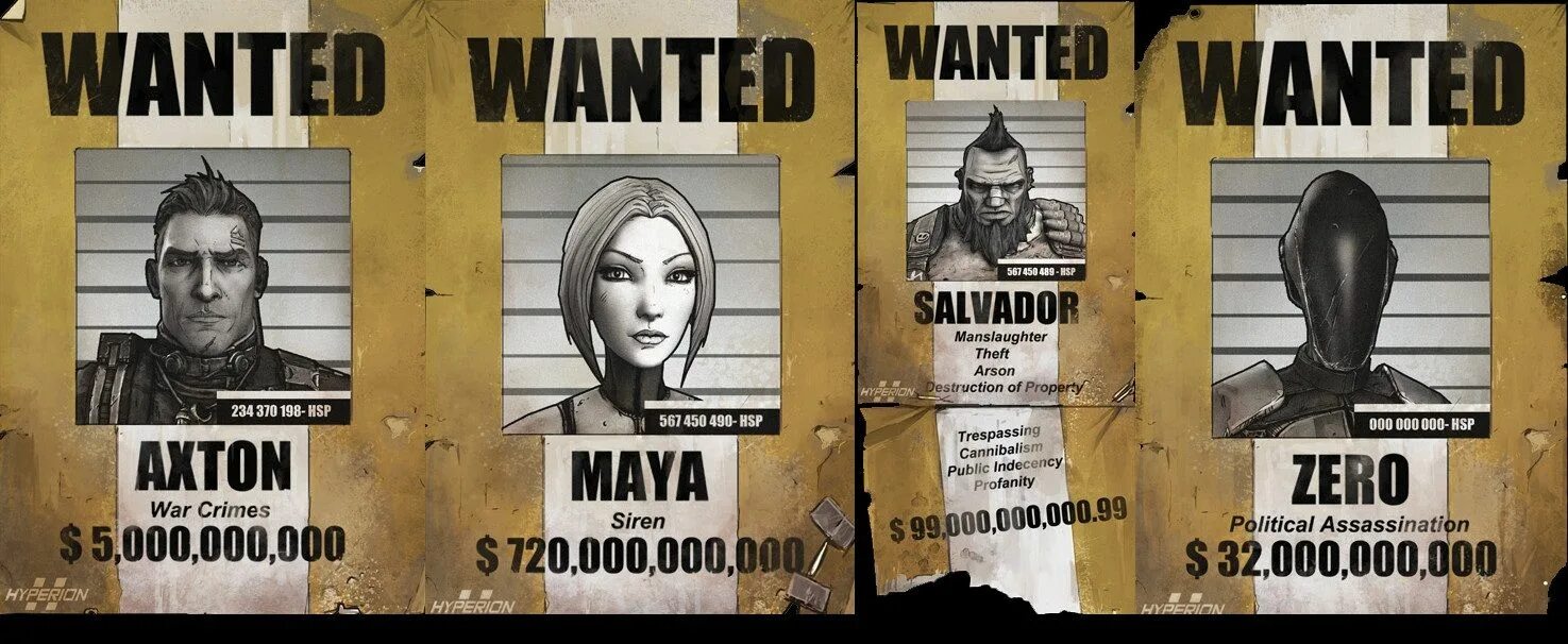 Wanted fan. Сальвадор разыскивается бордерлендс. Borderlands 2 wanted posters. Wanted плакат. Плакат розыска.