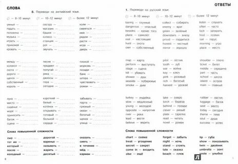 Транскрипция словарных слов 3 класс