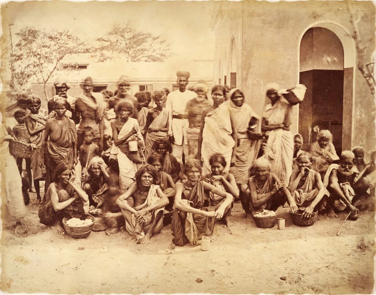 Мадрасский голод в Индии 1877. Голодающие в британской Индии 1876-1878. Империи голода