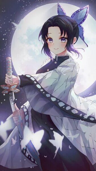 Как сделать прическу как у шинобу кочо ☾ Shinobu Kocho Demon Slayer icon pfp ☾ Hintergrund