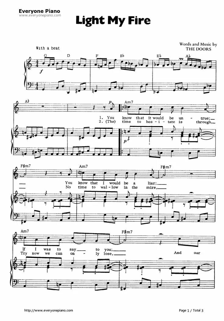 Песня my door. The Doors Light my Fire Ноты для фортепиано. Ноты на пианино Doors. Doors Light my Fire Ноты для Пиони. Light my Fire Ноты.