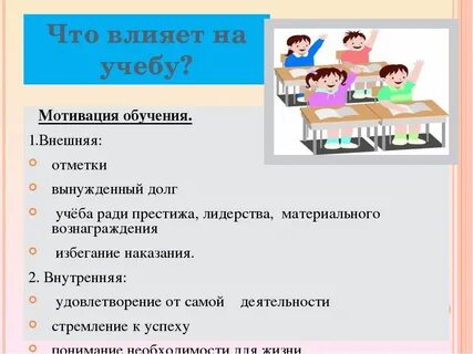 Мотивация обучения презентация