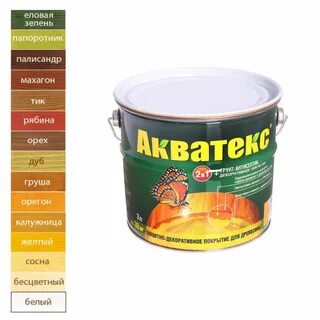 Защитное покрытие древесины акватекс
