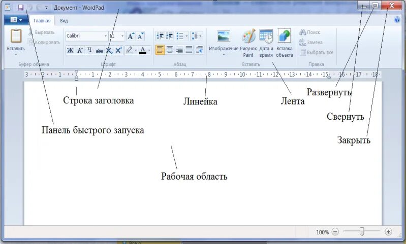 Можно ли на планшете установить ворд. Интерфейс окна wordpad. текстовый редактор вордпад. текстовый редактор wordpad. текстового редактора wordpad это.