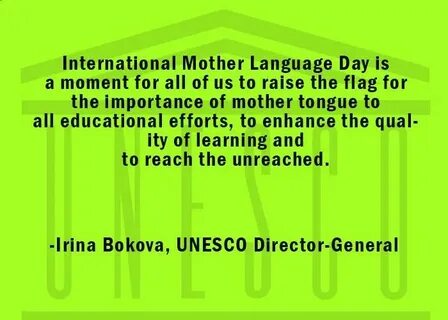 Mother tongue