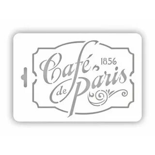 Трафарет Event Design ВМ-42 &quot;Cafe Paris&quot;, 10,5х15 см 