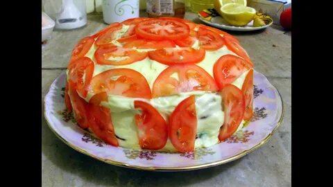 Торт из моркови и майонеза